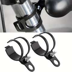 2pcs Motorcycle Turn Signal Bracket Flasher Indicators Holder Fork Mount Clamp