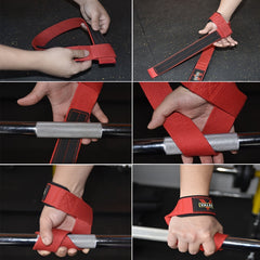 Sports Wristbands For Barbell Lifting Fitness Non slip Wrist Straps