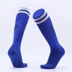 Kids Striped Sports Socks Non Slip Knee High