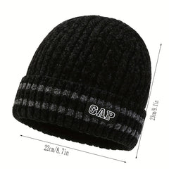 Men's Thickened Winter Knit Hat Warm Beanie Windproof Coldproof