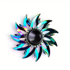 Colorful Metal Fingertip Toys - Spinning Gear Fun