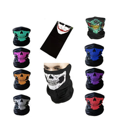 Windproof Halloween Skull Face Scarf Mask