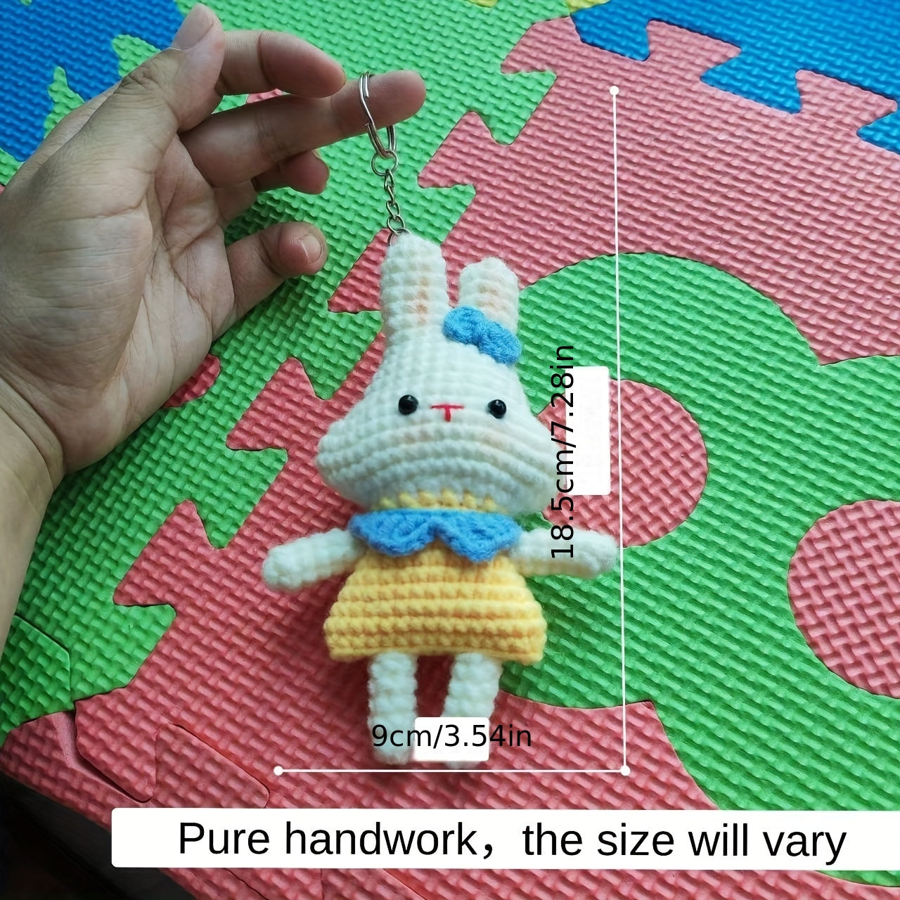 Woven Rabbit Doll Handbag for Family and Friends