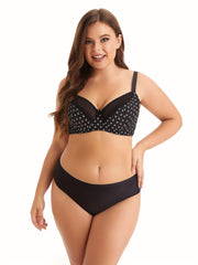 Bra Women's Ditsy Floral Print Mesh Medium Stretch Bra