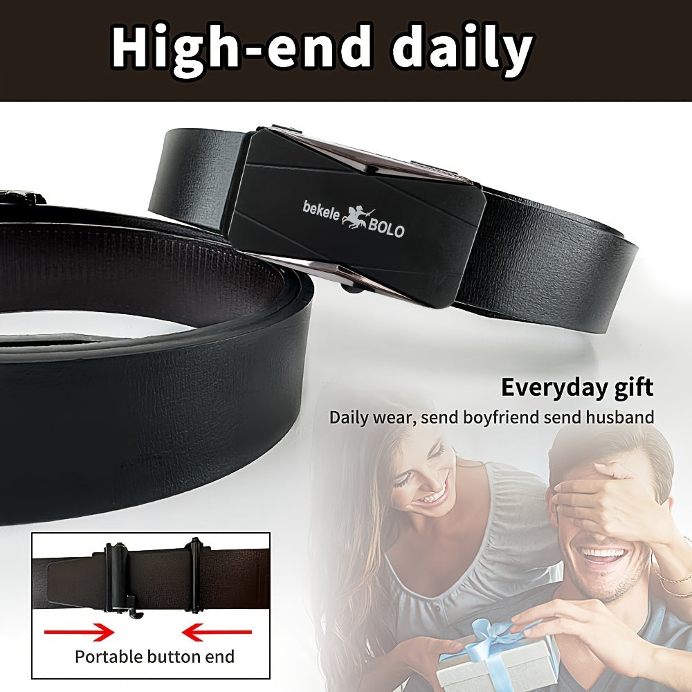 Men's Leather Belt Golf Daily Outdoor Casual Belt