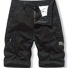 Men's Cotton Cargo Shorts with Flap Pockets