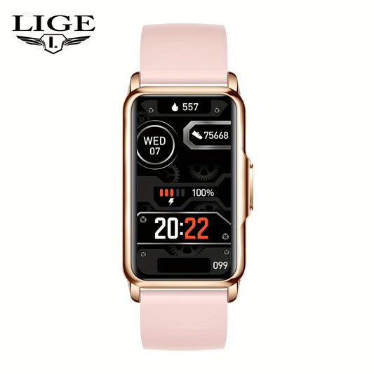 LIGE Smart Watch Unisex Sports Modes Weather Forecast Music Control Fitness Trac