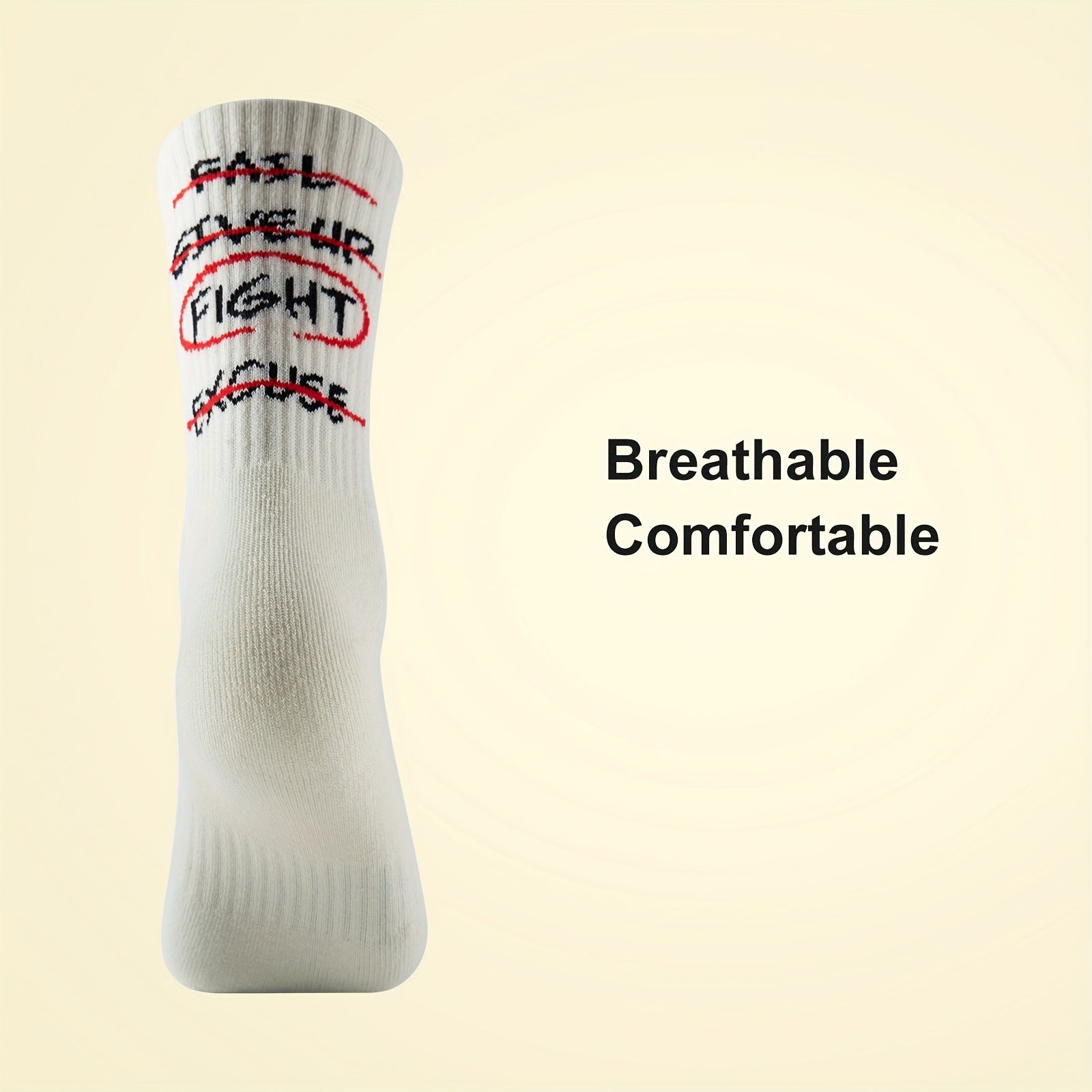 Anti Slip Sweat Absorb Mid calf Bball Socks Quick dry Compression