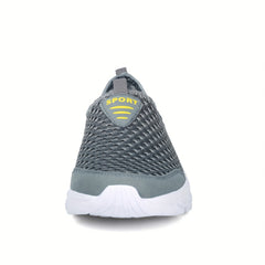 Men's Breathable Mesh Walking Shoes Slip On Sneakers
