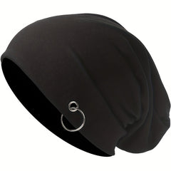 Hip hop Hat Thin Knitted Hat Solid Beanie Cap