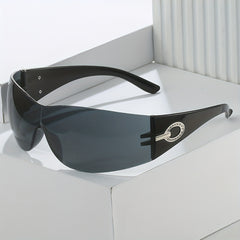 Y2K Gradient UV400 Wrap Around Sunglasses