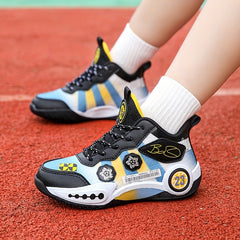 Men's Block Basketball Shoes Comfy Non Slip Sneakers
