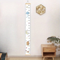 Canvas Growth Chart Wall Decor Removable Height Ruler 79" x 7.9"
