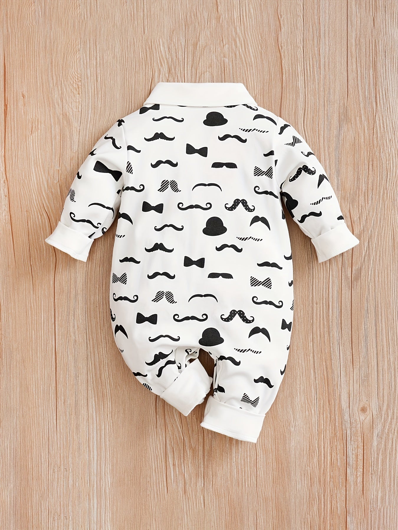 Baby Boy Spring Gentleman Rompers with Bow Tie