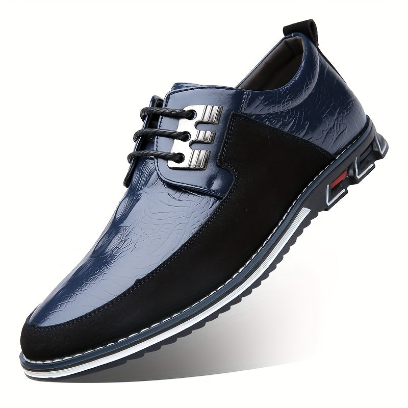 Men's Lace-Up Derby Shoes for Business Formal Events