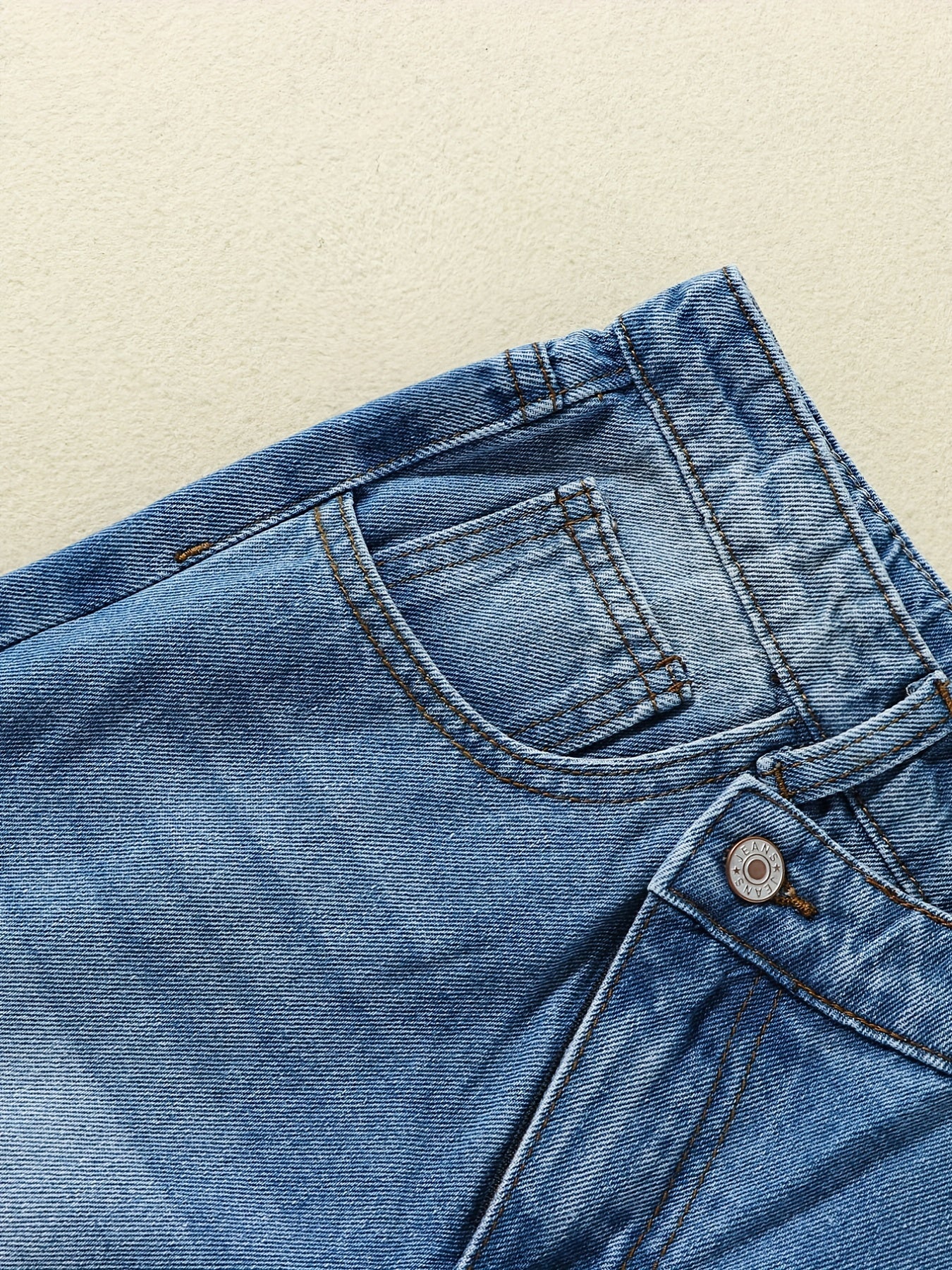 Girls Wide Leg Denim Trousers Kids Clothes