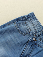 Girls Wide Leg Denim Trousers Kids Clothes