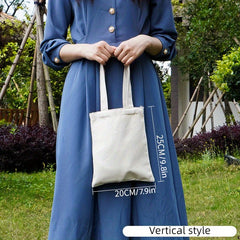 Economical Canvas Party Gift Tote Bag Wedding Birthday Decor Craft Bag