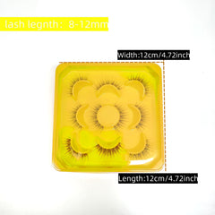 5D Faux Mink Lashes Wispy Soft Natural False Eyelashes 5 Pairs