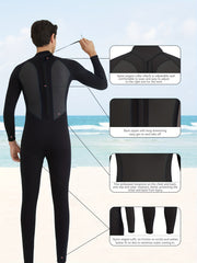 Men's 3 2mm Neoprene Diving Suit Thermal Anti Jellyfish Wetsuit