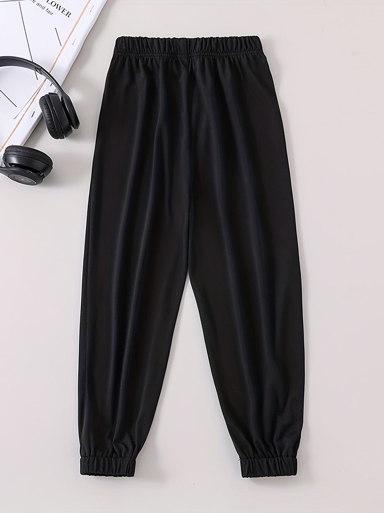 Teen Casual Letter Graphic Print Sweatpants