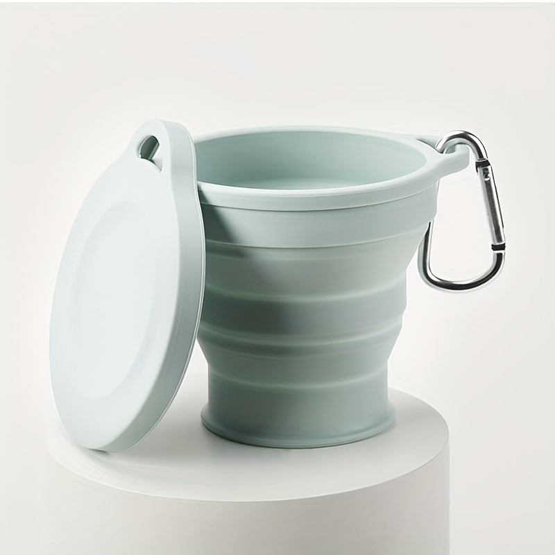 180ml Mini Silicone Folding Water Mug Lightweight Leakproof Cup for Outdoor Camp