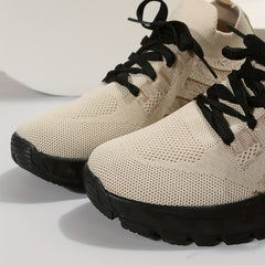 Women's Breathable Running Shoes Thick Sole Sneakers