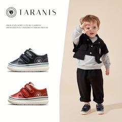 Baby Boys Non Slip Sneakers for Indoor Outdoor Walking, Winter Comfort