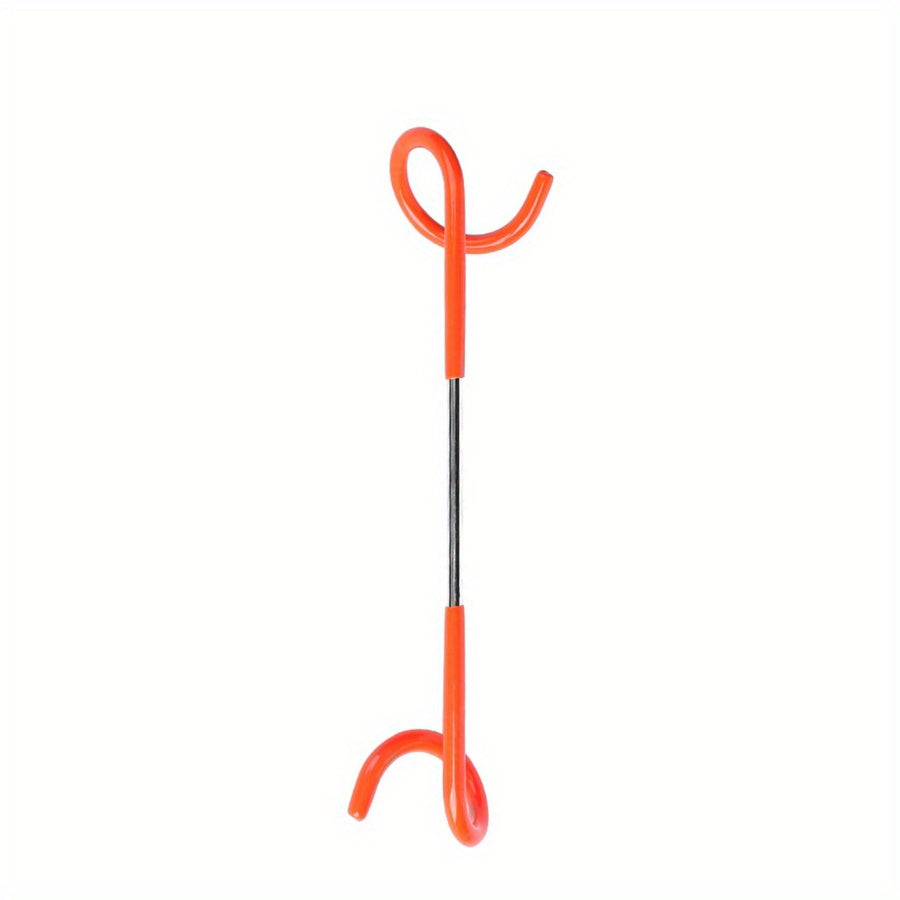 Portable Stainless Steel Double Hooks Light Holder for Outdoor Activities