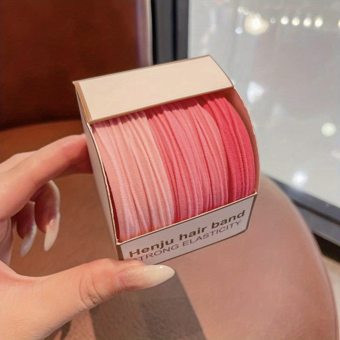 5pcs Colorful Hair Tie Hair Bands Ponytail Holders for Girls