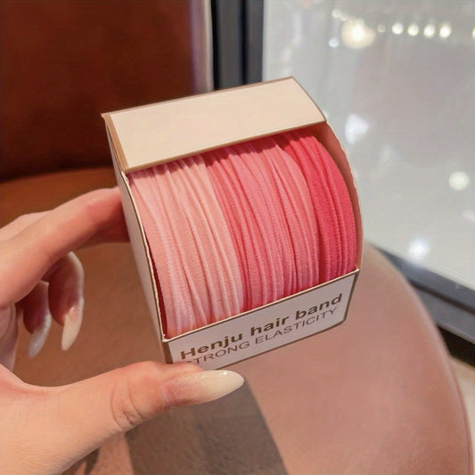 5pcs Colorful Hair Tie Hair Bands Ponytail Holders for Girls