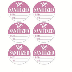 60pcs Large Disinfection Label Clean Blank Date Stickers