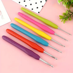 Colorful Crochet Soft Handle Crochet Hooks Set, Ergonomic Grip, Arthritic Hands