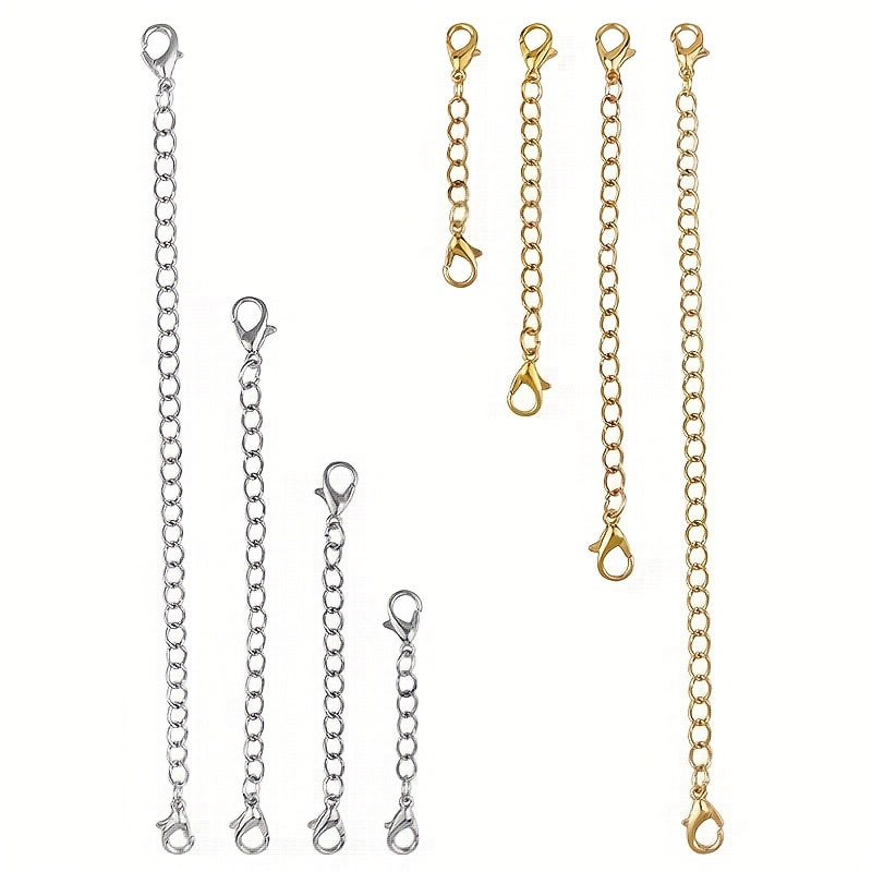 Alloy Extension Chain Lobster Clasp Tail Chain DIY Jewelry Accessories