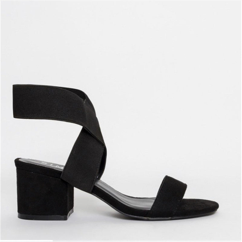 Women's Block Heel Ankle Strap Sandals for Daily Wear