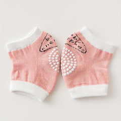2 Pairs Non-slip Baby Knee Protection Pads Wear-resistant Socks