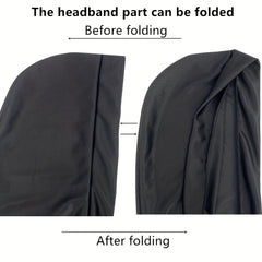 Men's Satin Durag Soft Doo Rag 360 Waves Long Tail Bandana Headcloth