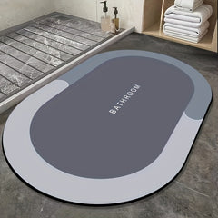Absorbent Non Slip Bathroom Mat for Shower and Indoor Floor