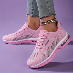 Women's Mesh Breathable Sports Shoes Lightweight Travel Walking Shoes