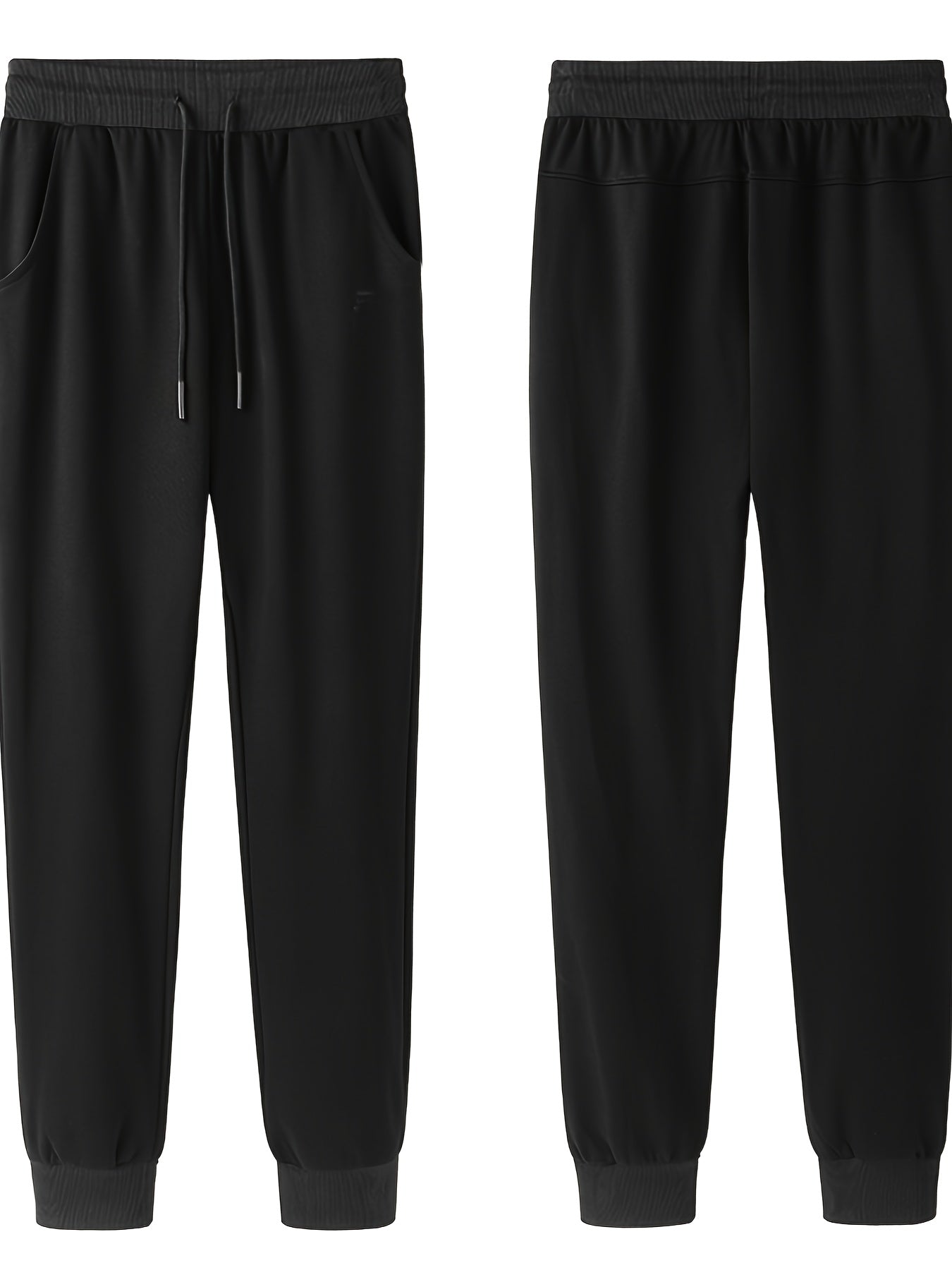 Men's Solid Sweatpants Casual Stretch Joggers For Outdoor Spring