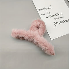 3pcs Plush Claw Clips Ponytail Buckle Girls Hair Accessories