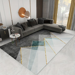 Modern Geometric Non-slip Living Room Carpet