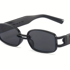 Square Metal Frame Sunglasses UV400