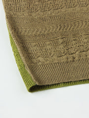 Men's V-neck Cardigan Thin Casual Knitted Pullover Sweater