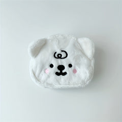 Kids Plush Bear Coin Purse Small Storage Bag