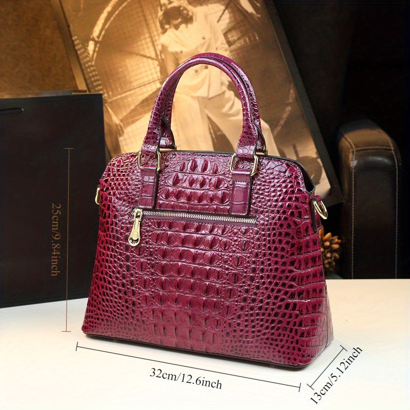Arrival Crocodile Pattern Women's Handbag