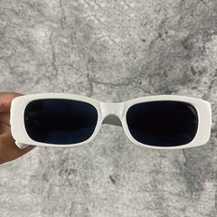 Rectangle Sunglasses For Women 90s Vintage Y2K Classical Square Shades