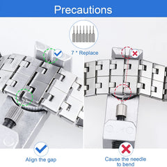 Watch Band Tool Kit for Strap Adjustment and Replacement with Link Removal Tool