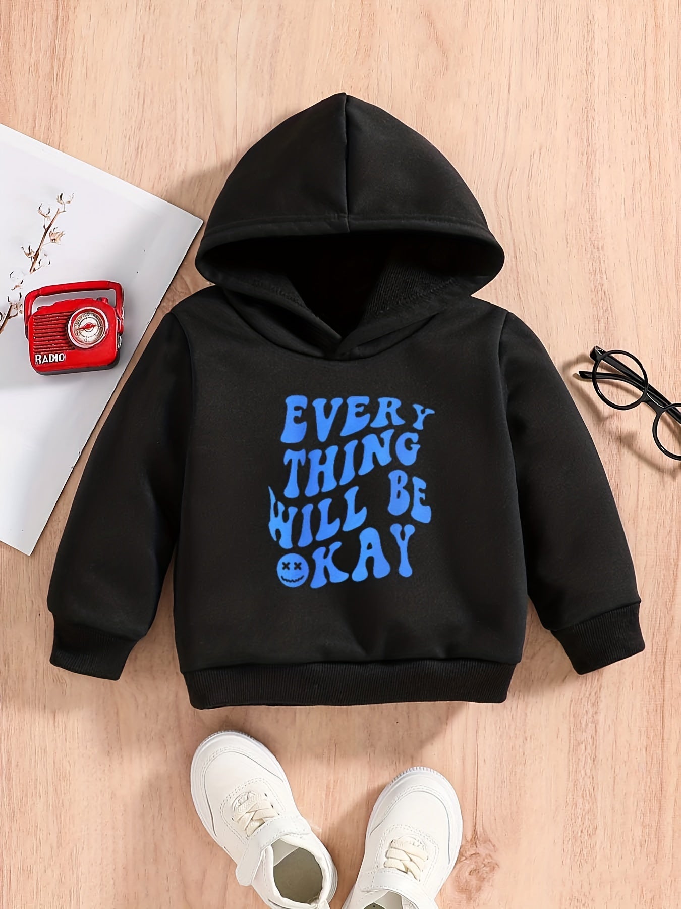 Baby Boys Sweatshirt EVERY THING WILL BE OKEY