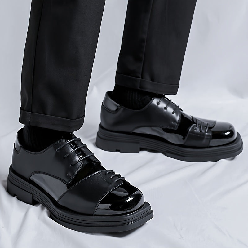 Men's Faux Leather Dress Shoes Non Slip Casual Shoes for Outdoor Activities